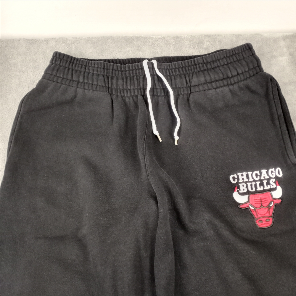 NBA Chigicago Bulls  Sweatpants Joggers Black Size Large - Picture 4 of 6
